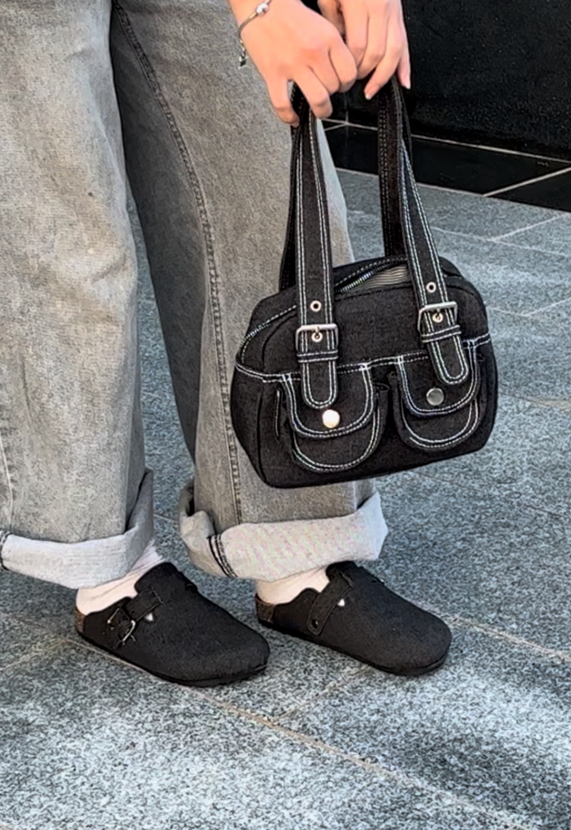 Denim Clogs