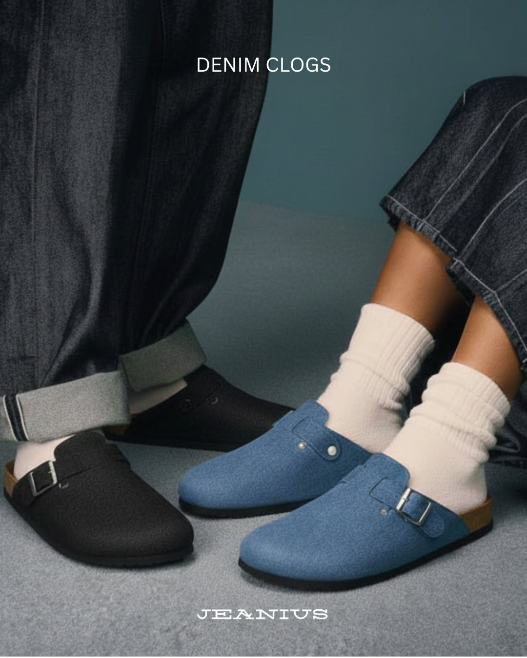Denim Clogs