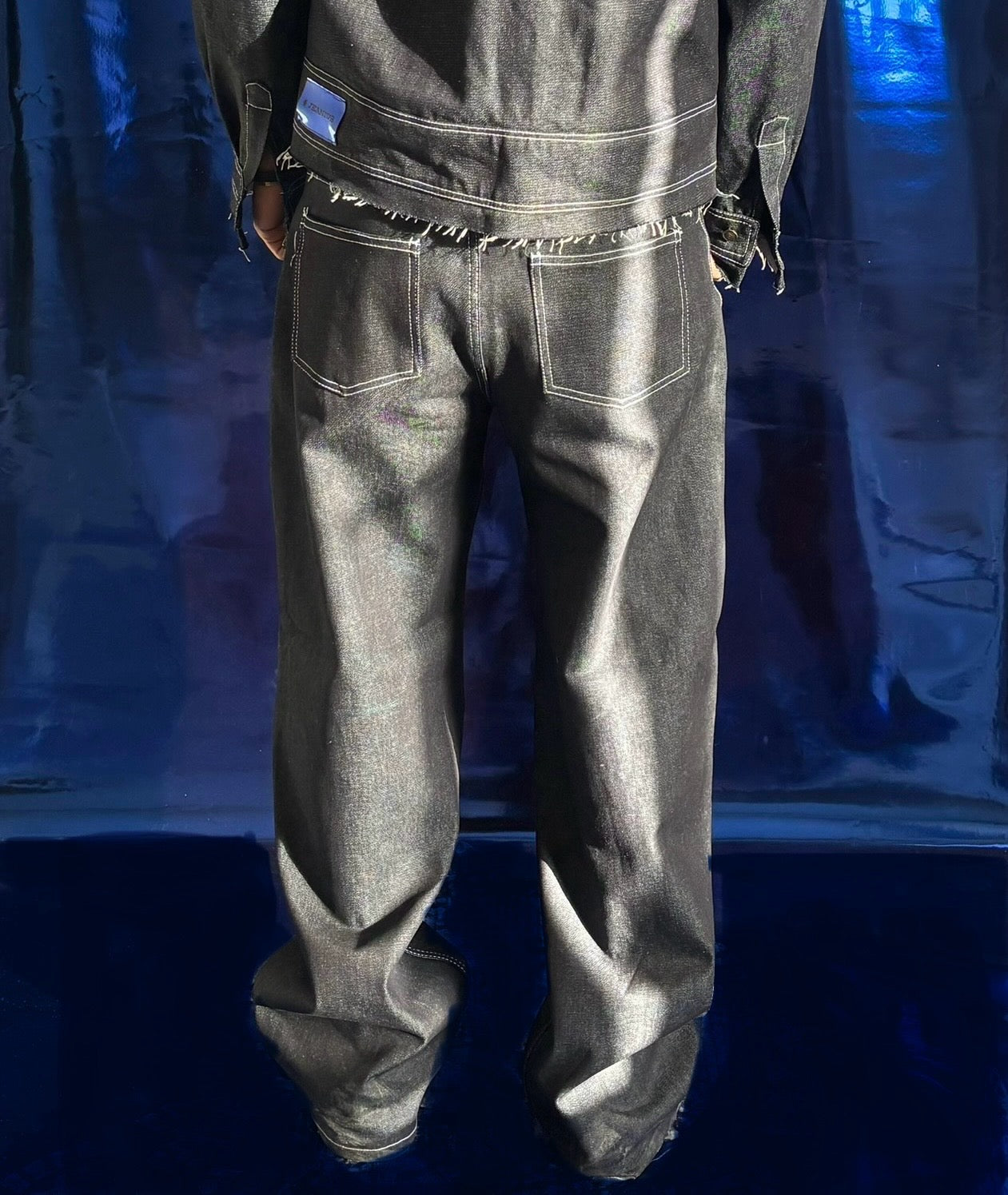 Denim Pants in Midnight Blue