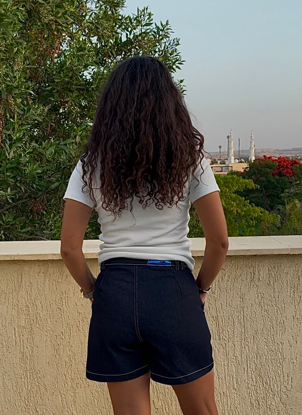 Basic Top + Denim Shorts (Bundle)