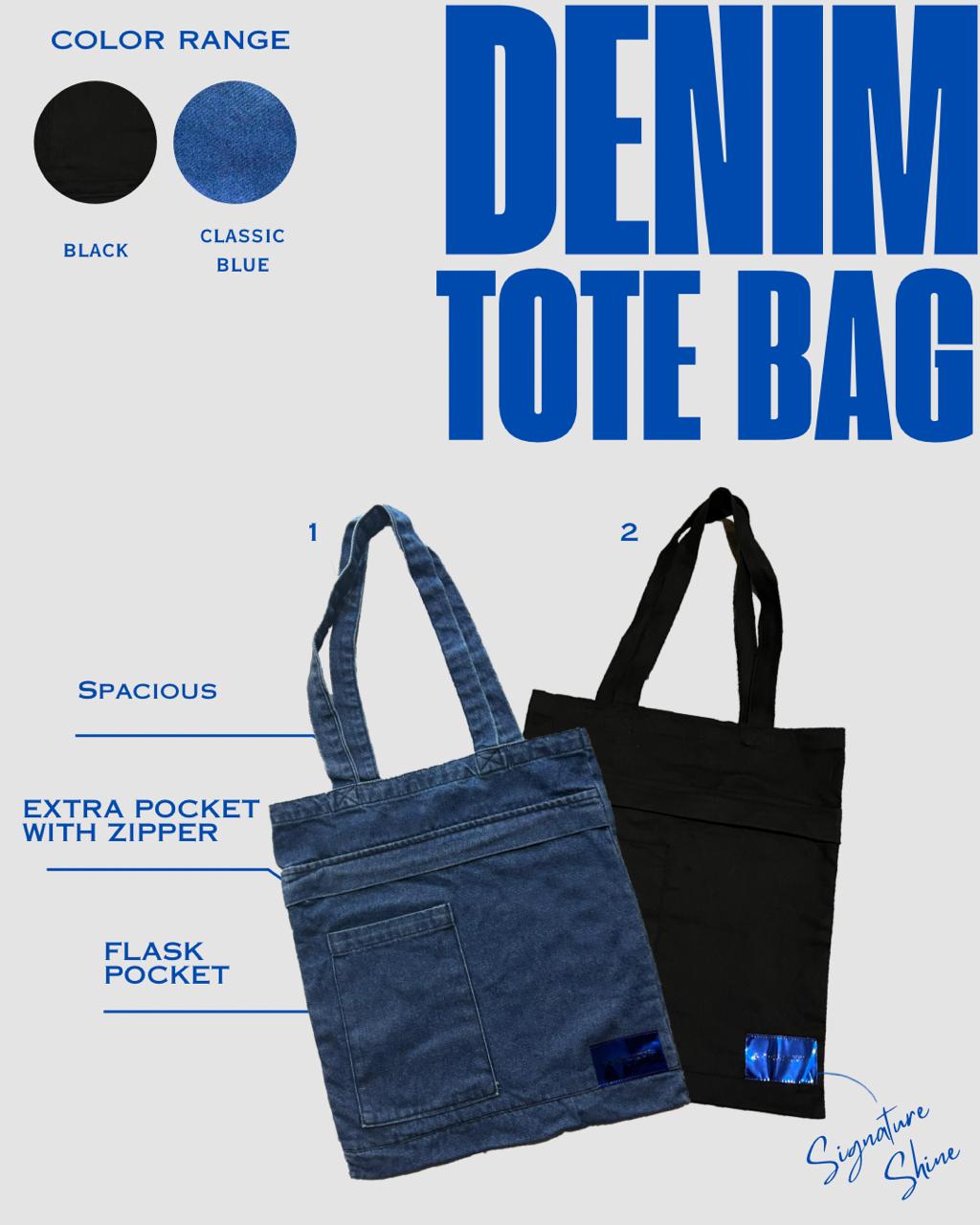 Denim Tote Bag