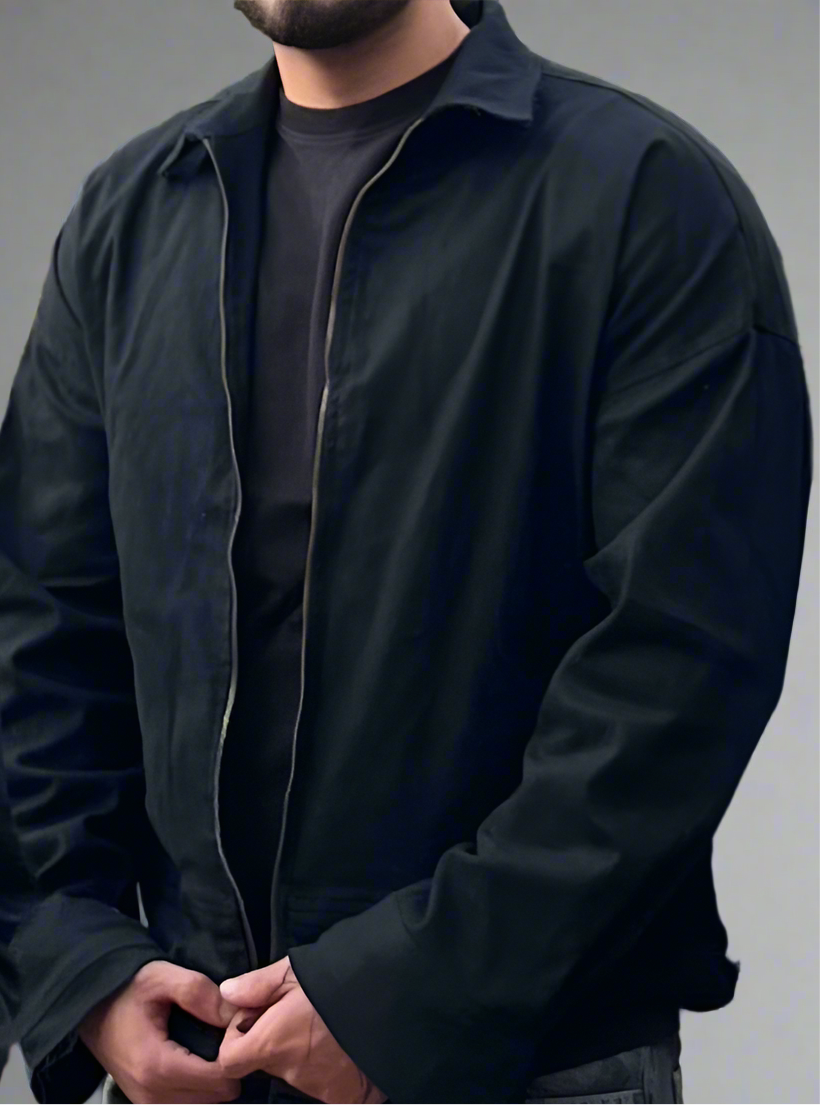 Rugged Jacket In Black