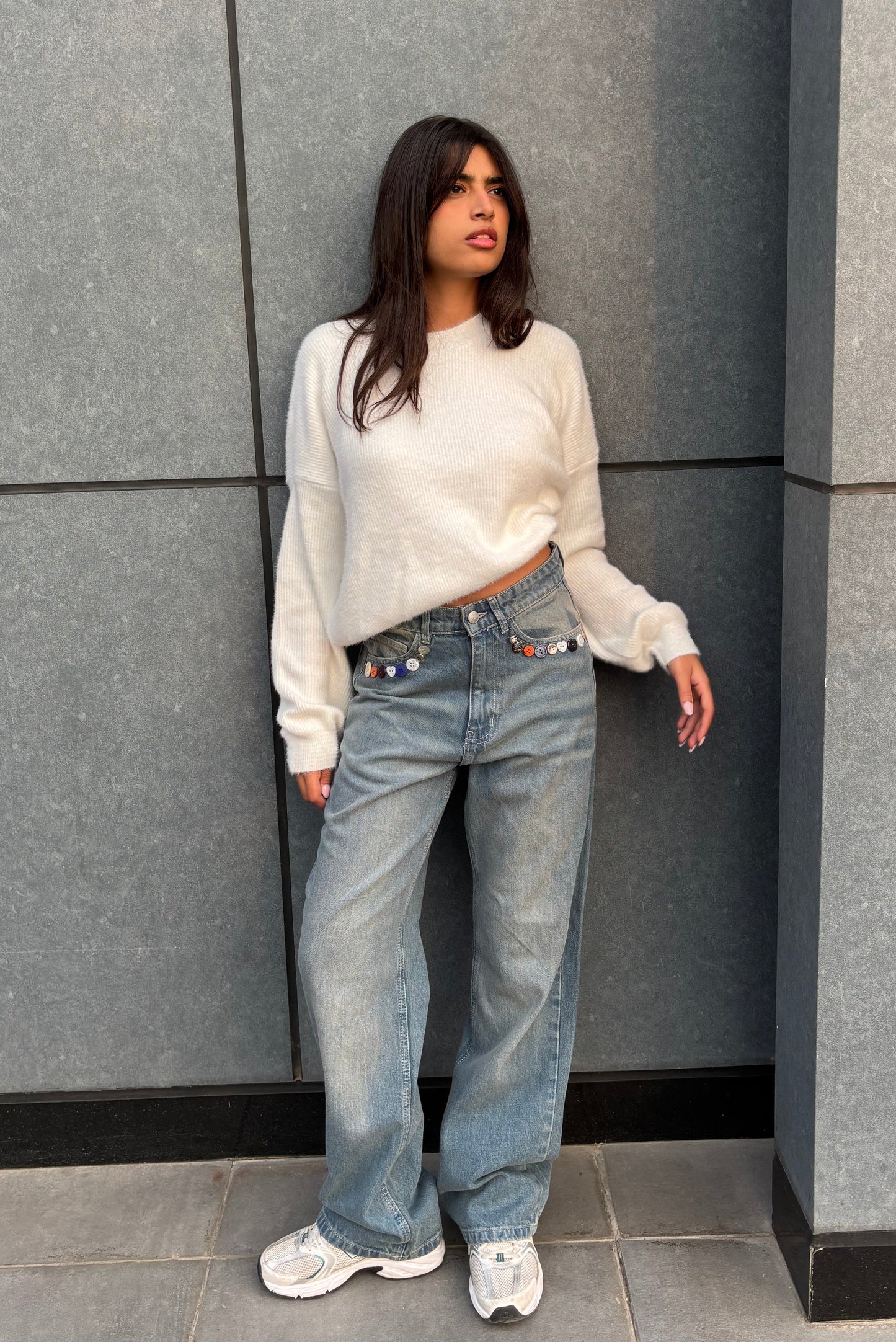 Jeanius Button Statement Denim