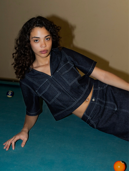Raw Denim Top
