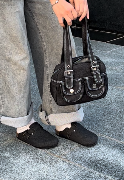 Denim Clogs