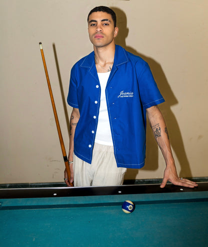 Boxy Fit Shirt in Royal Blue