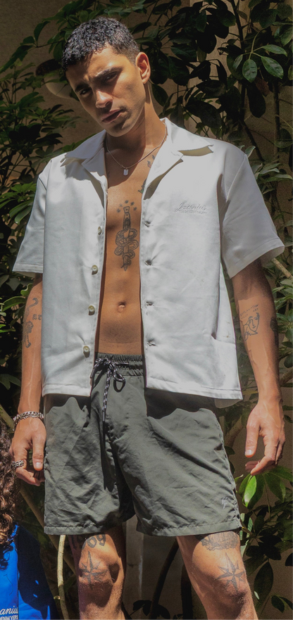 Boxy Fit Shirt in White