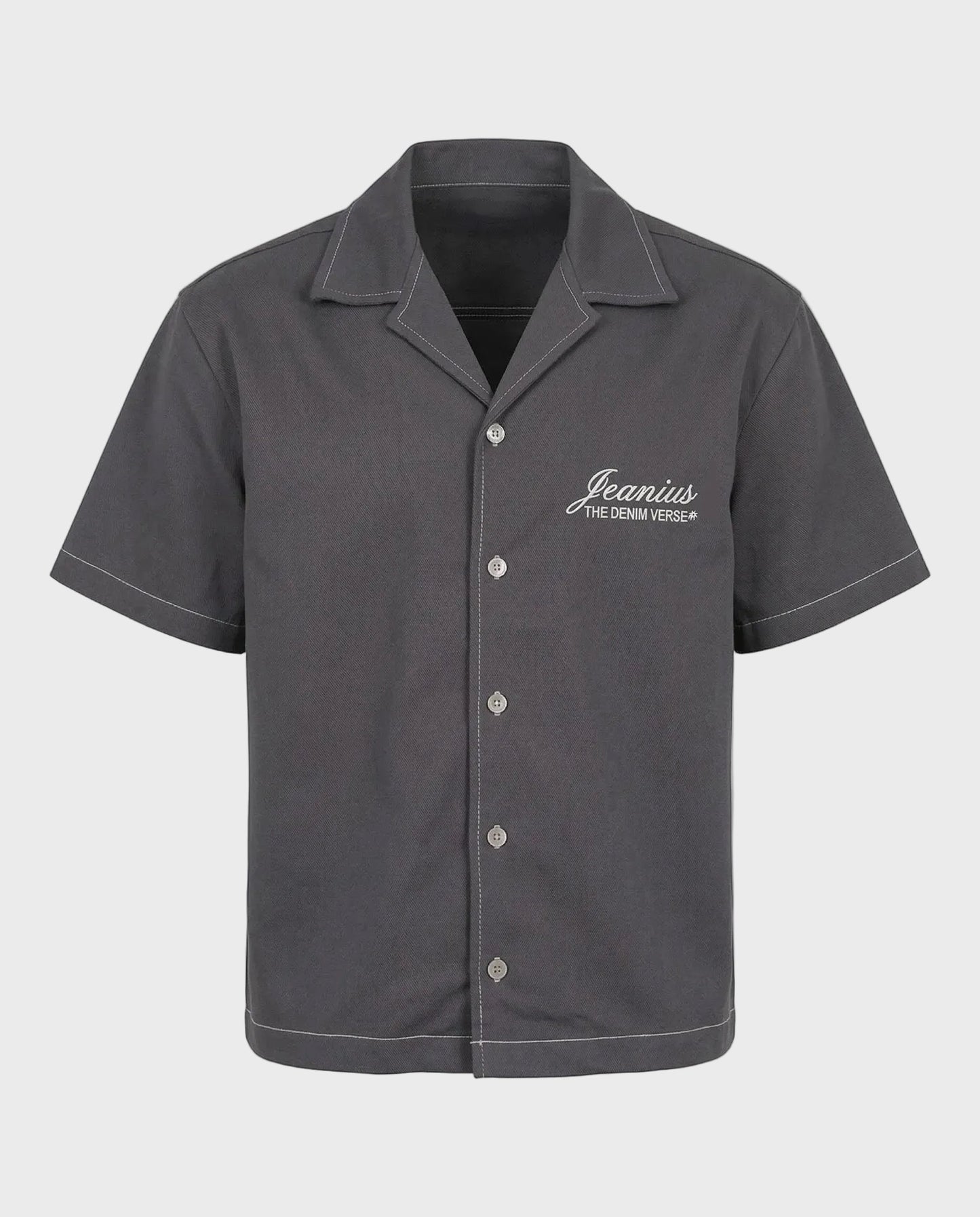 Boxy Fit Shirt in Grey