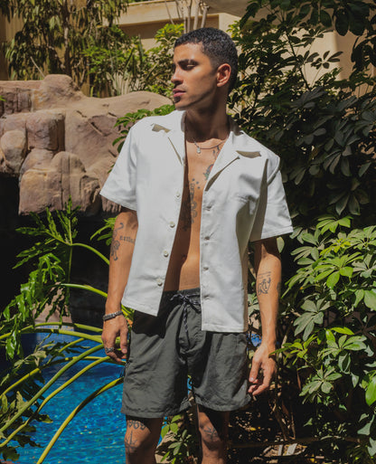 Boxy Fit Shirt in White