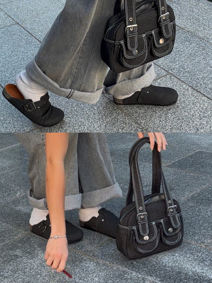 Denim Shoulder Bag