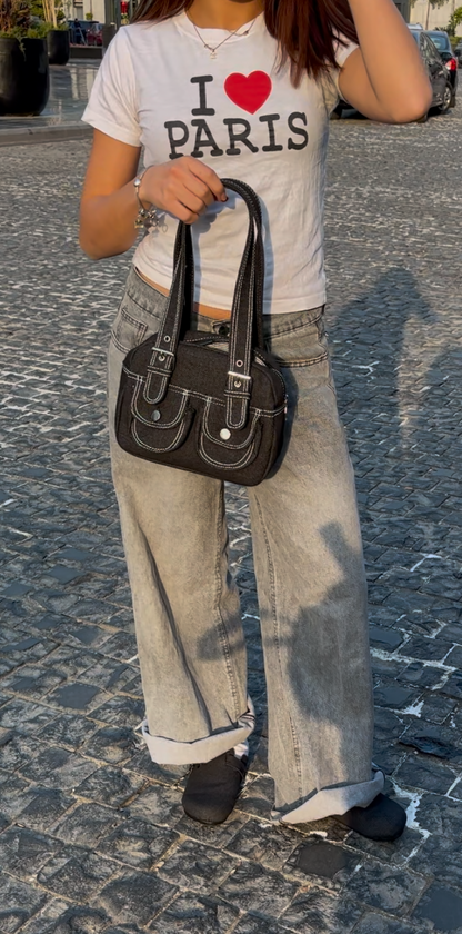 Denim Shoulder Bag