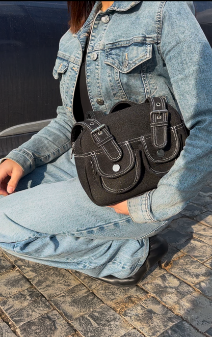 Denim Shoulder Bag