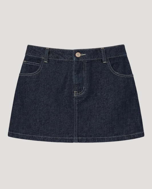 Raw Denim Skirt