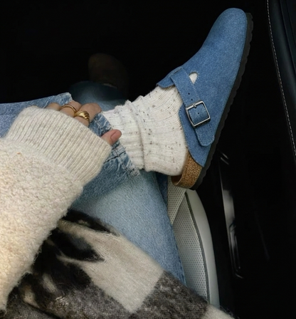 Denim Clogs