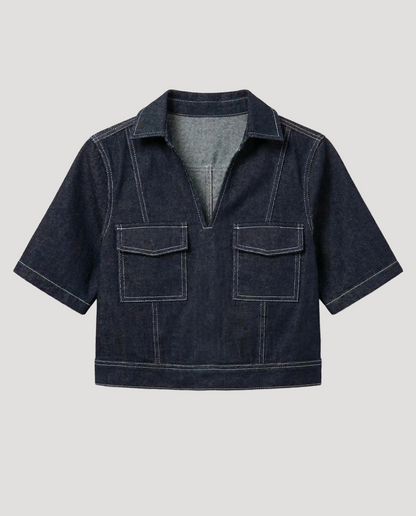 Raw Denim Top
