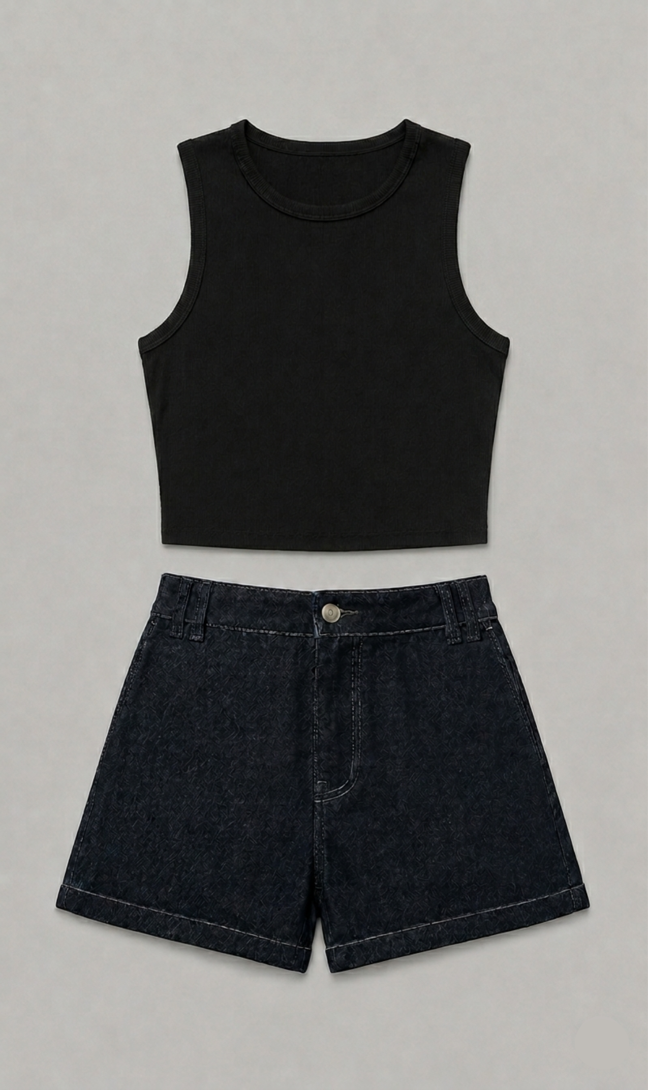 Tank Top + Denim Shorts (Bundle)