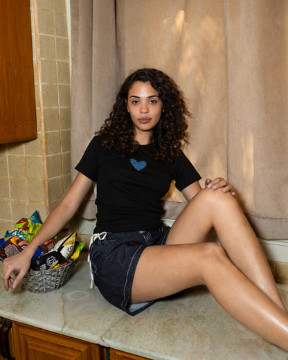 Raw Denim Shorts