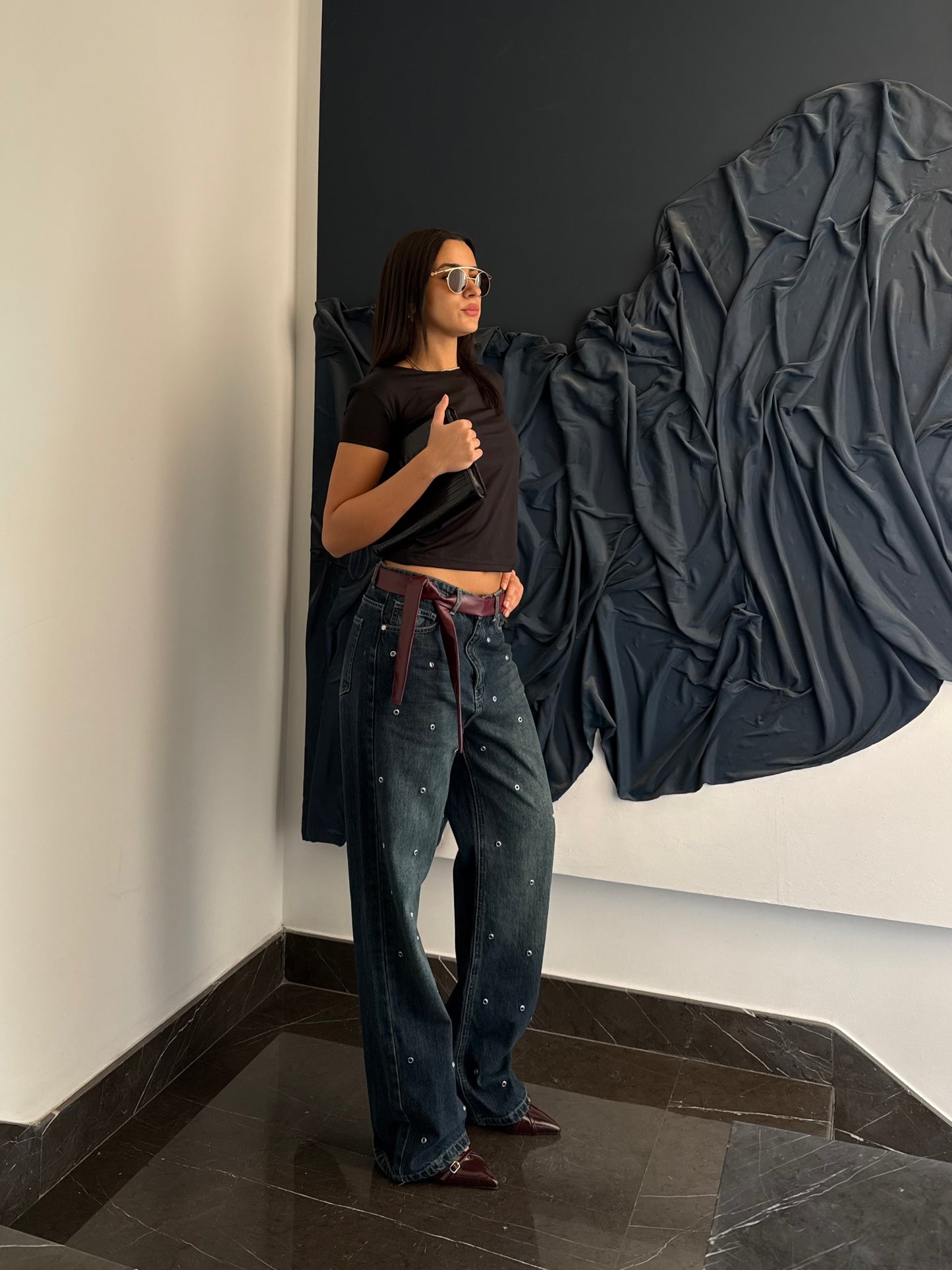 Jeanius Studded Denim