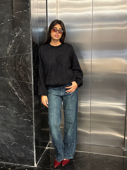 Jeanius Studded Denim