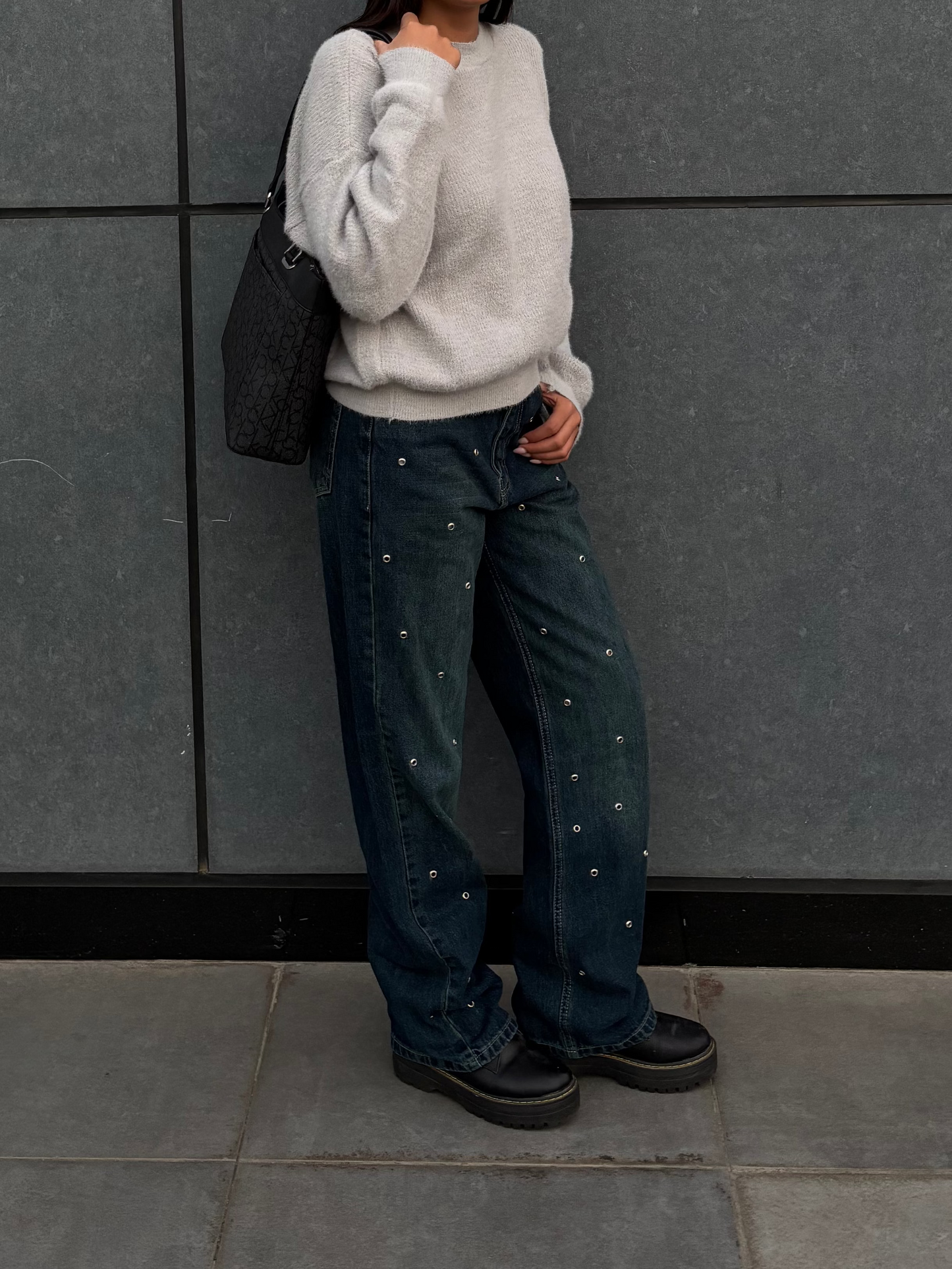 Jeanius Studded Denim