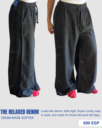 Black Relaxed-Fit Fall Trousers